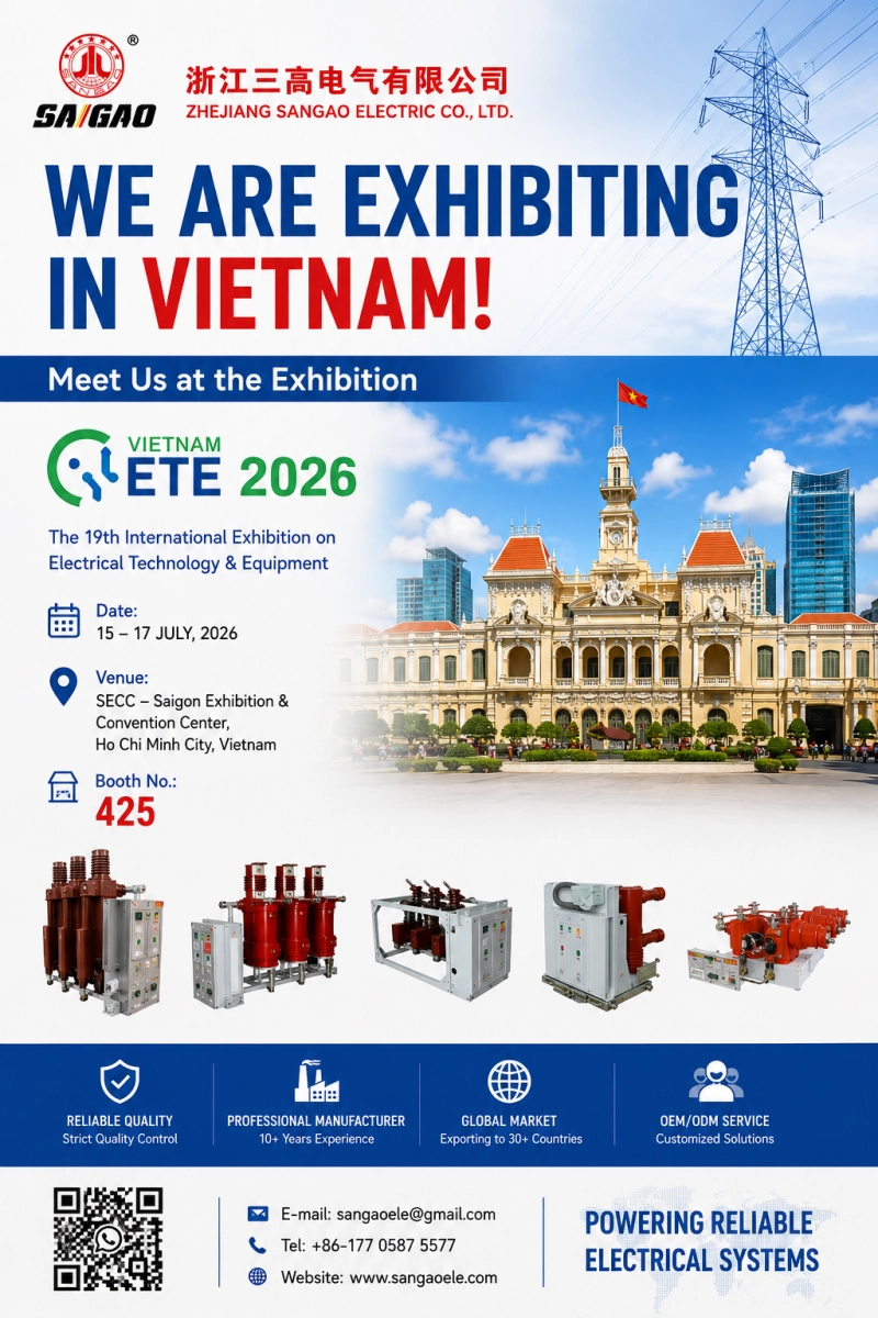 SANGAO sa zúčastňuje na vietnamskej výstave ETE & Greenergy Expo 2026